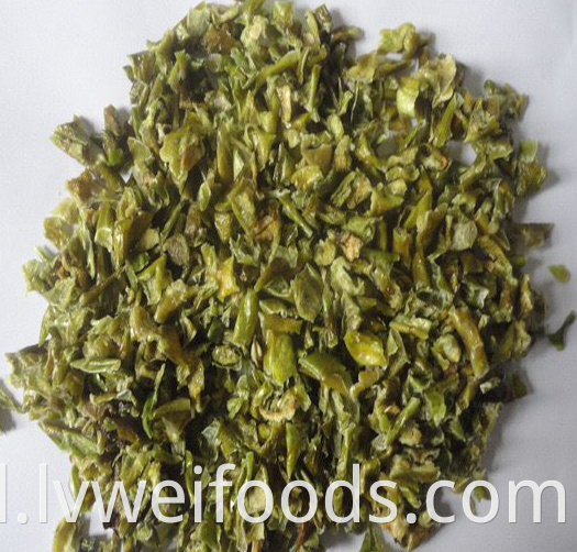 Dehydrated Mexican Green Pepper 3 3mm